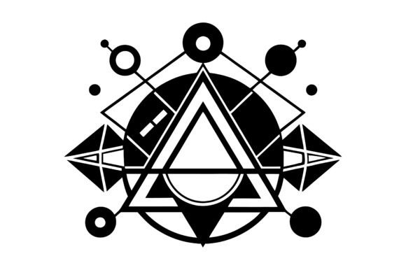 Abstract Geometric Silhouette