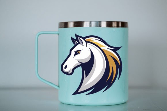 Horse Head Logo Design Graphics