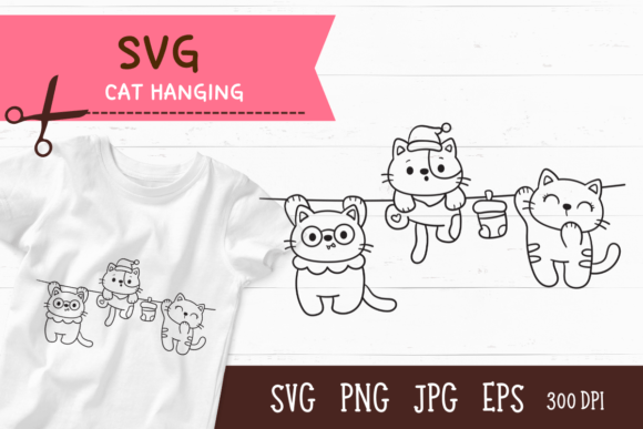Kawaii Cat SVG for Graphics and Illustrations